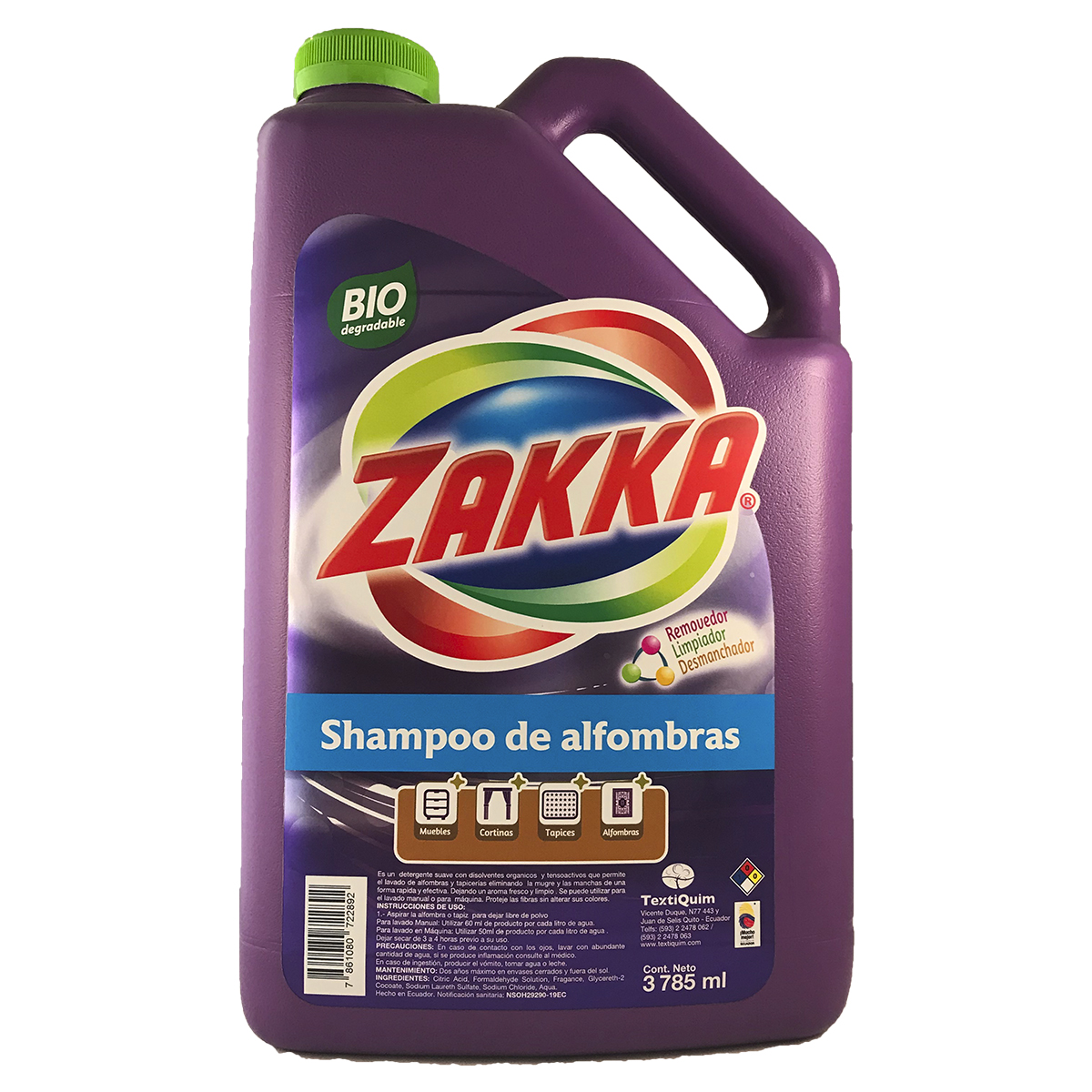 Shampoo de alfombras 3785ml