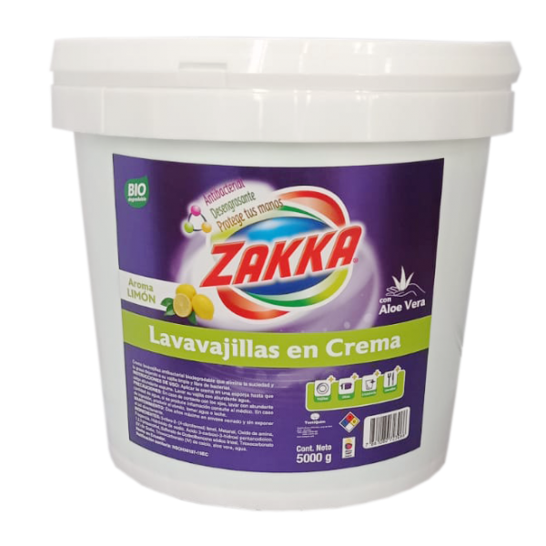 Zakka Lavavajillas en Crema Limón 5000g