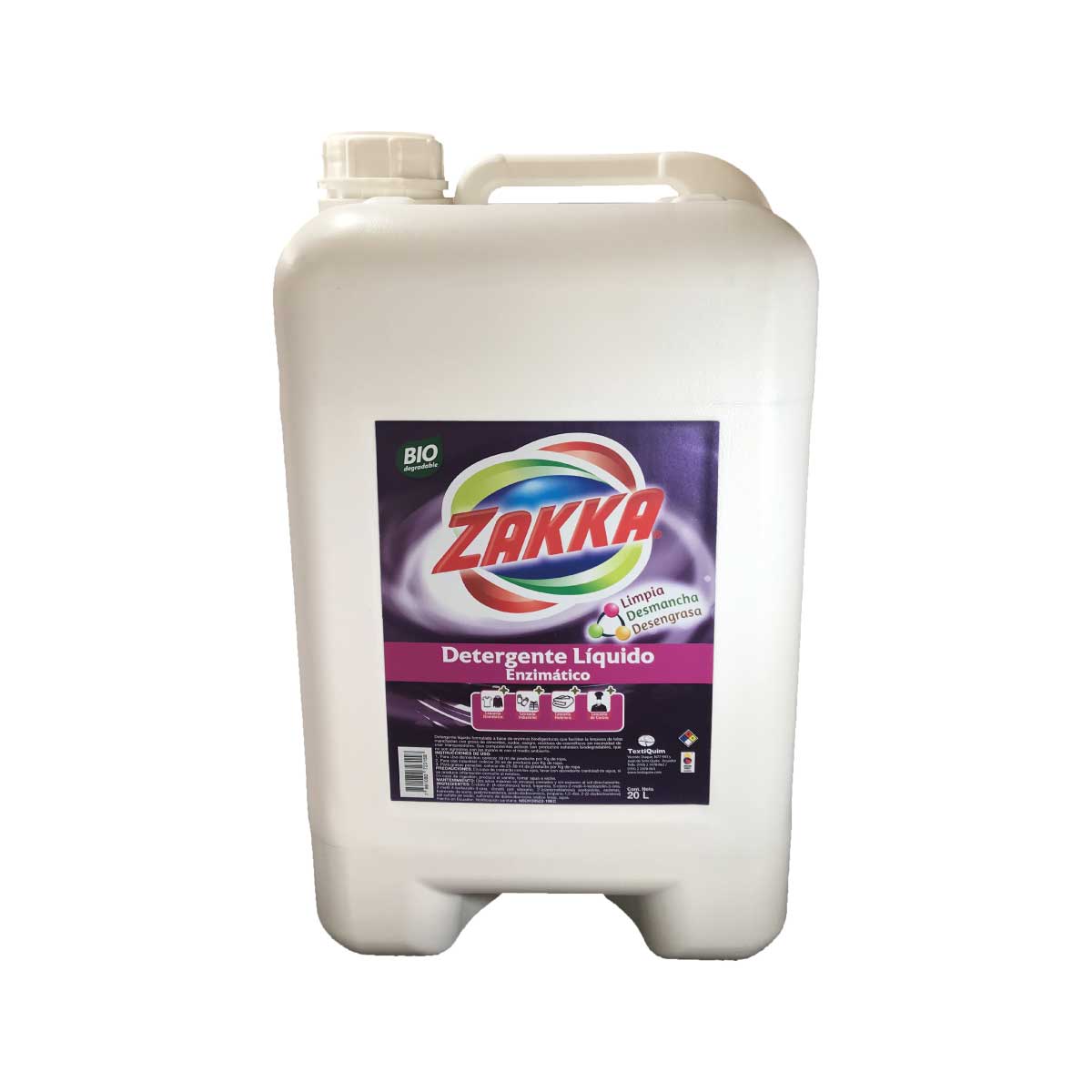 ZAKKA-DETERGENTE-LIQUIDO-ENZIMATICO- 20L